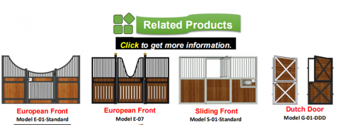 プレハブQ195馬安定した箱の動物飼育装置 4