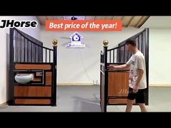 OEMはタケ黒色火薬を塗った馬小屋が納屋の大戸を停止する移動式馬に炭化した