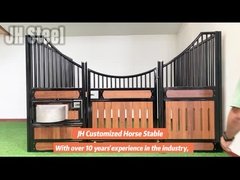 納屋アントラサイト 持ち運び可能な木製馬車 安定ドア 10フィート 12フィート ハイドア