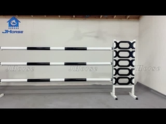 調整可能な馬のジャンプ 設備 安全 柔軟な馬のショージャンプ