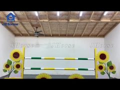 パーソナライズ可能な馬のジャンプ 耐久性のあるPVC鋼鉄の建築