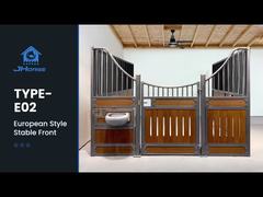 馬術の屋根のプレハブの自由なヨーロッパの馬の停止の農場の厩舎装置