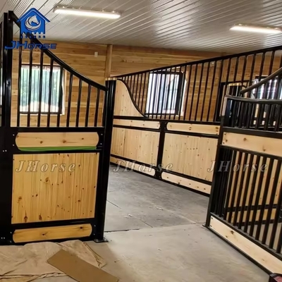 パーソナライズされたヨーロッパ馬のスタール 粉末で塗装されたか,ガルバン化された