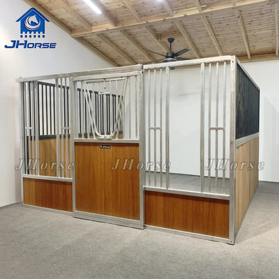 馬飼育設備 馬用のスタッド パネル 高耐性 バンブー 馬用 安定型 フロント 虫対策 スライドドア付き