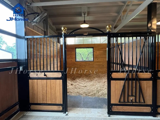 ホットセール 固体馬車 馬車 スタッド パネル 玄関 竹木 滑りドア