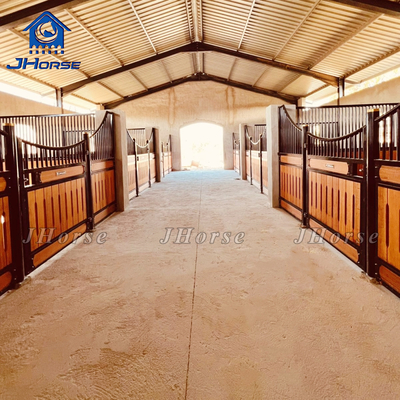 Modern Beautiful Safe Durable Bamboo Comfortable Convenient Horse Stable Front Doors Horse Stall