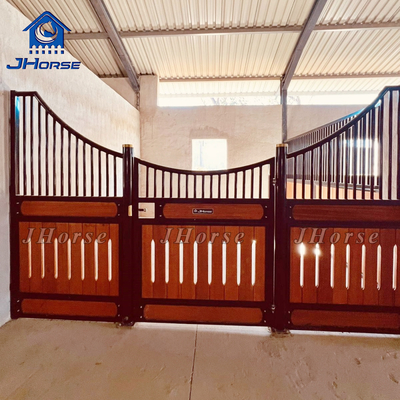 American Standard Customized Size Portable Horse Stable Stalls Boxs Barn Front Doors and Partition Manufacturer